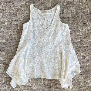 Lace Anthropologie Tank